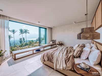 New complex of villas with swimming pools, terraces and sea views, Samui, Thailand