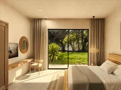 New gated complex of villas with swimming pools, 6 minutes away from Lamai Beach, Samui, Thailand
