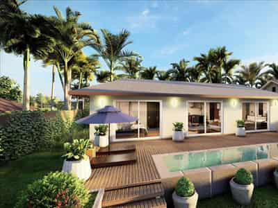 New complex of villas with swimming pools, 250 meters from the beach, Samui, Thailand