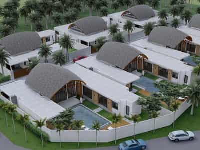 New complex of villas with swimming pools and gardens, Phuket, Thailand