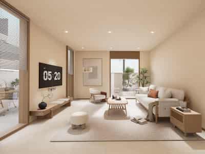 New villas with a pool and a garden near international school and beach in Maenam, Samui, Thailand
