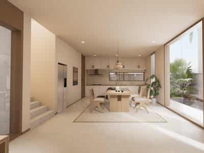 New villas with a pool and a garden near international school and beach in Maenam, Samui, Thailand