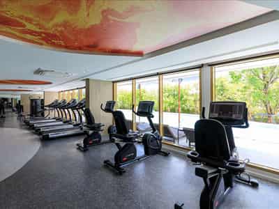Residential complex with swimming pools, a co-working space and green areas, Bangkok, Thailand