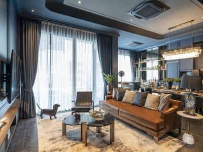 Complex of villas with swimming pools, lounge areas and clubhouses, Bangkok, Thailand