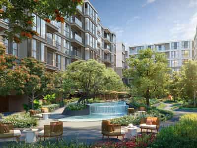 New residence with a swimming pool, a fitness centre and a co-working space, Bangkok, Thailand