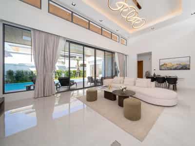 Guarded complex of villas with swimming pool close to Bang Tao Beach, Phuket, Thailand