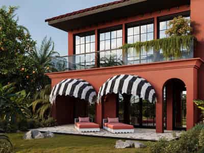 New boutique complex of stylish villas with excellent infrastructure just 200 m from the sea, Samui, Thailand