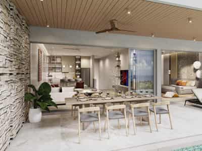 New complex of villas with swimming pool, spa areas and panoramic views, 1 minute from Lamai Beach, Samui, Thailand