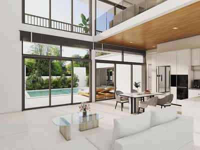 New complex of villas with swimming pools, 4 minutes from Lamai Beach, Samui, Thailand