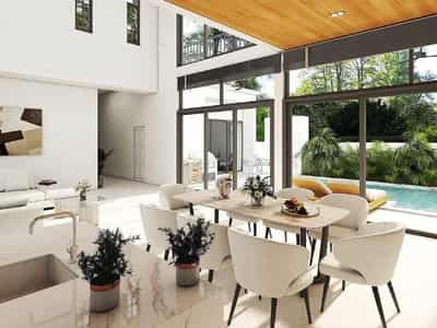 New complex of villas with swimming pools, 4 minutes from Lamai Beach, Samui, Thailand
