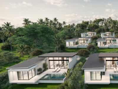 Complex of villas with swimming pools and gardens, 2 minutes from Lamai Beach, Samui, Thailand