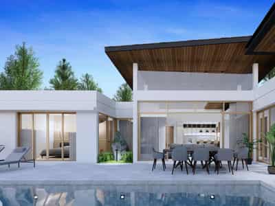 Complex of villas with swimming pools, 5 minutes from an international school and 10 minutes from the beach, Phuket, Thailand