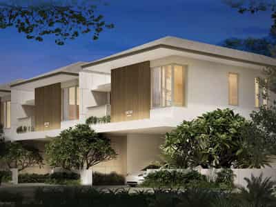 New complex of villas in a gated community with a swimming pool and a co-working space, Phuket, Thailand