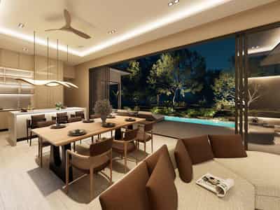 New complex of villas with swimming pools, 5 minutes away from the center of Chaweng, Samui, Thailand