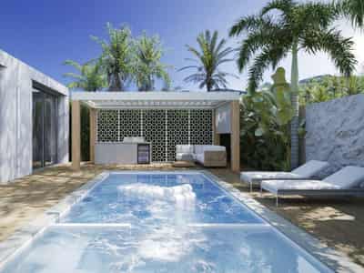 New complex of furnished villas with swimming pools, 5 minutes from Maenam Beach, Samui, Thailand