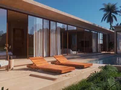 New complex of villas with swimming pools, 5 minutes from Maenam Beach, Samui, Thailand