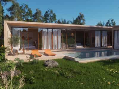 New villas in a green area, 5 minutes from Maenam Beach, Samui, Thailand