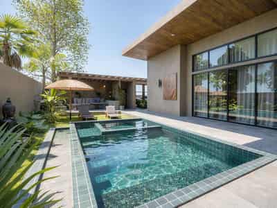 New complex of villas with a wellness center and around-the-clock security, 200 meters from Maenam Beach, Samui, Thailand