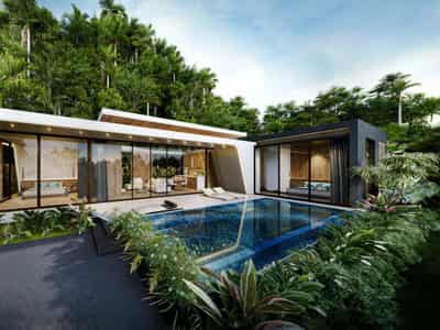 Complex of villas close to Nai Thon and Nai Yang Beaches, Phuket, Thailand