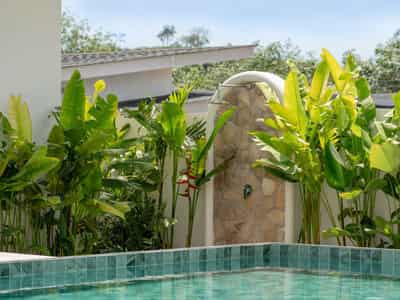 Exclusive complex of villas with swimming pools and a view of the mountains, 5 minutes from Ban Tai Beach, Samui, Thailand