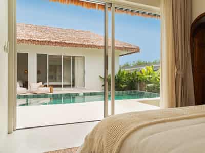 Exclusive complex of villas with swimming pools and a view of the mountains, 5 minutes from Ban Tai Beach, Samui, Thailand
