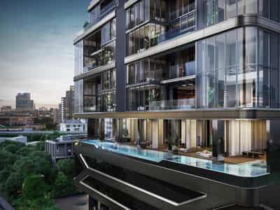 Exclusive apartments in Porsche Design Tower, Thonglor, Bangkok, Thailand