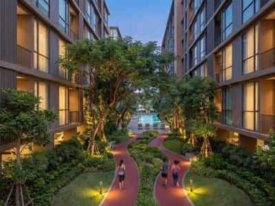 Condominium residence with a hotel for living and investment in the Chalong area of Phuket, Thailand