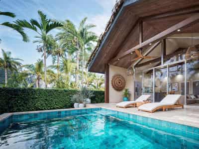New high-quality villas close to amenities in Maenam, Koh Samui, Thailand