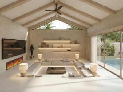 New villas with pools on Lake Chaweng, Koh Samui, Thailand