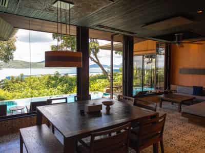 Premium pool villas with panoramic views of the Andaman Sea and access to 5-star amenities at Cape Panwa, Phuket, Thailand