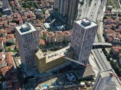 New apartments in a residential complex near the beach promenade, Kadikoy, Istanbul, Turkey