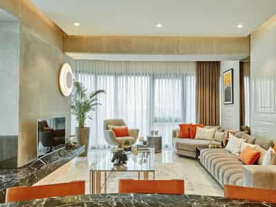 High-rise residence with a park, a swimming pool and a tennis court close to metro stations, in the popular area of Sisli, Istanbul, Turkey