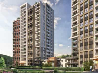 Residence Avrupa Sakli Vadi with an apart-hotel and a park close to business districts of Istanbul, Turkey