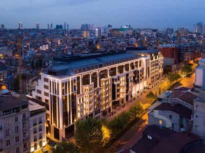 Renovation project Taksim 360 for obtaining citizenship in the cultural center of Istanbul, Turkey
