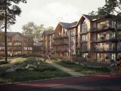 High quality apartments in a new residential complex near the forest, Bakirkoy, Istanbul, Turkey