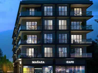 New residence with a fitness center in the downtown of Istanbul, Turkey
