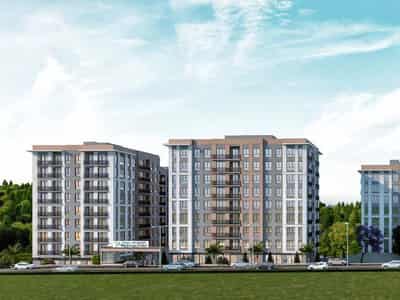 New residence with swimming pools and green areas in a prestigious area, Istanbul, Turkey