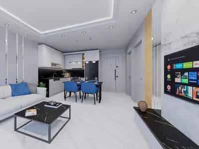 Luxury residence with swimming pools and a tennis court clos to the sea, Alanya, Turkey