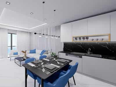 Luxury residence with swimming pools and a tennis court clos to the sea, Alanya, Turkey