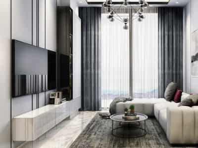 Luxury residence with swimming pools and a view of the sea in a prestigious area, Alanya, Turkey