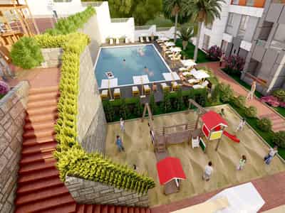 Residence with a swimming pool and a tennis court, Istanbul, Turkey