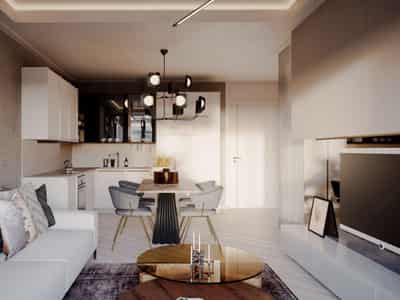 New residence with swimming pools, restaurants and a school in the heart of Izmir, Turkey