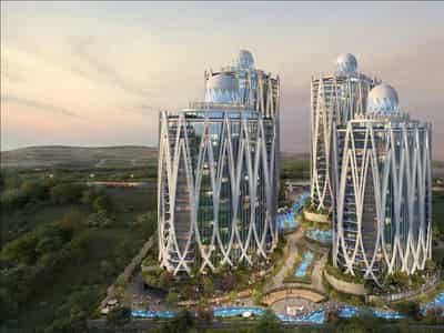 New residence with a swimming pool and a spa center near a metro station, Ankara, Turkey