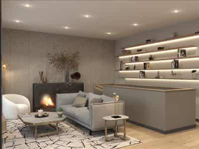 New green residence with a swimming pool and a garden in a prestigious area, near the forest, Istanbul, Turkey