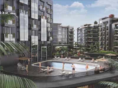 New residence with swimming pools, a hotel and a shopping mall, Istanbul, Turkey