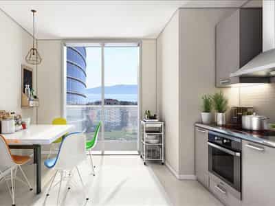 High-rise residence with swimming pools, a spa area and a sports complex in the heart of Istanbul, Turkey