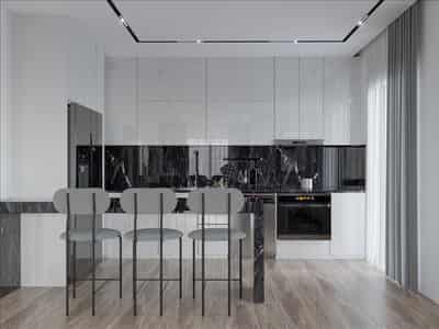 New residence with a swimming pool and a fitness room, Antalya, Turkey
