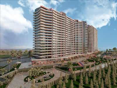 New residence with swimming pools and a shopping mall, Istanbul, Turkey