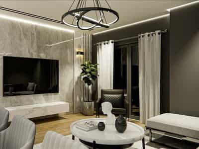 New residence with a swimming pool and a green area, Istanbul, Turkey