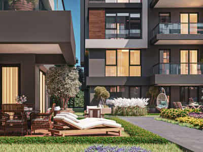 Apartments and villas in a residential complex with swimming pool and gym, Pendik, Istanbul, Turkey